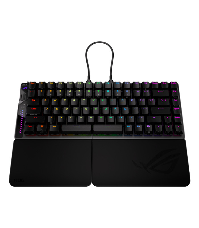 Teclado gaming asus rog falcata inalambrico rgb negro ingles