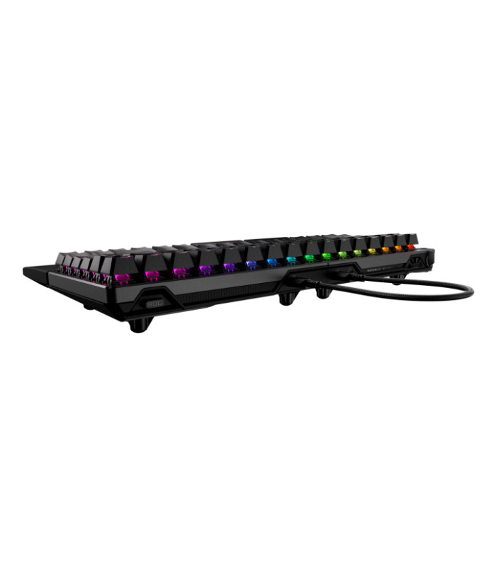 Teclado gaming asus rog falcata inalambrico rgb negro ingles