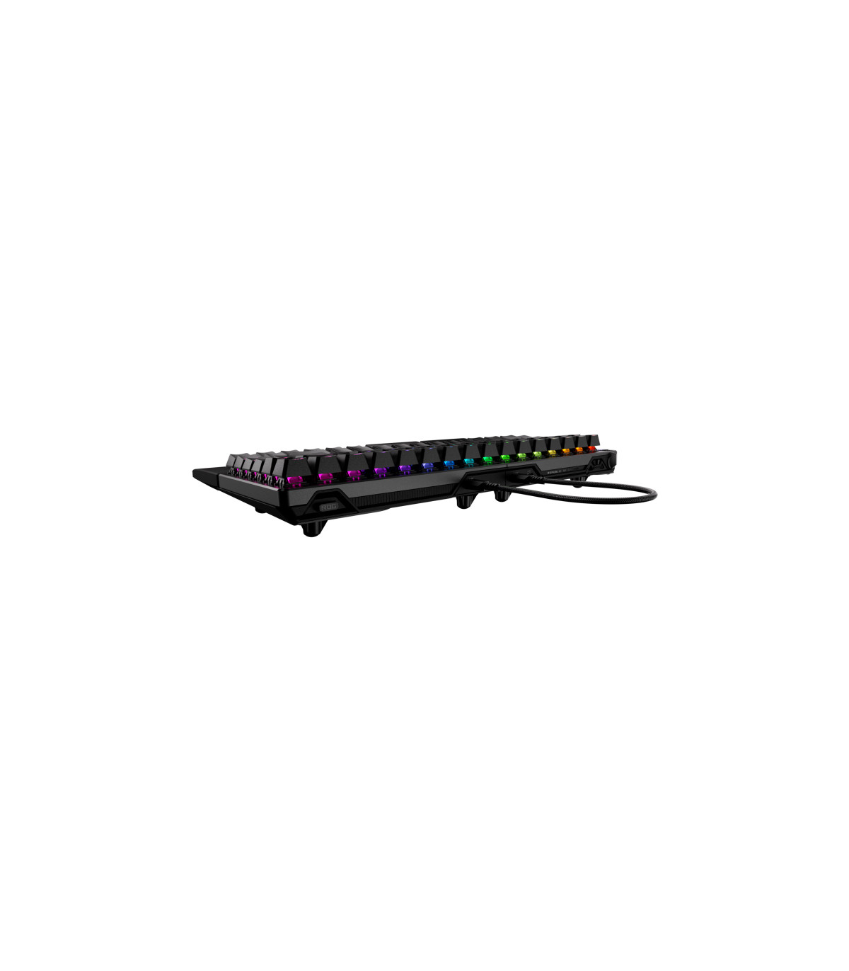 Teclado gaming asus rog falcata inalambrico rgb negro ingles