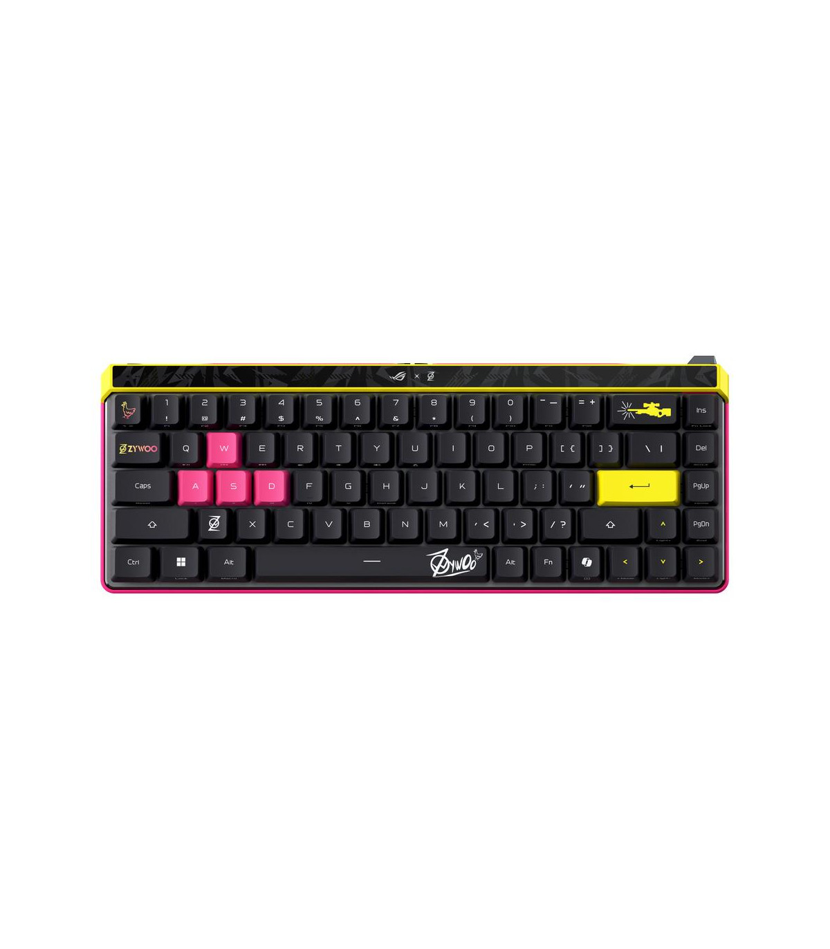 Teclado gaming asus rog falchion ace hfx zywoo edition rgb ingles