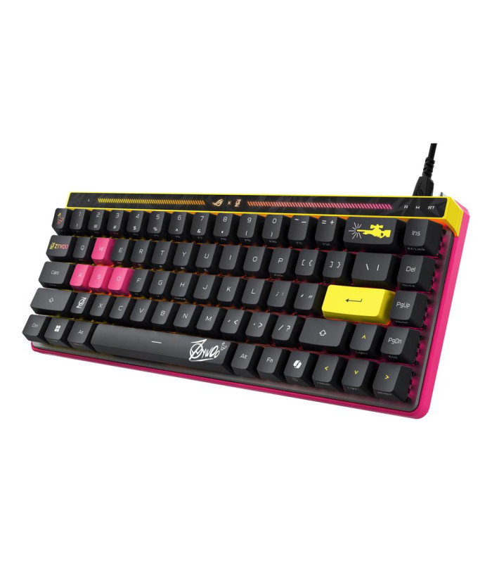 Teclado gaming asus rog falchion ace hfx zywoo edition rgb ingles