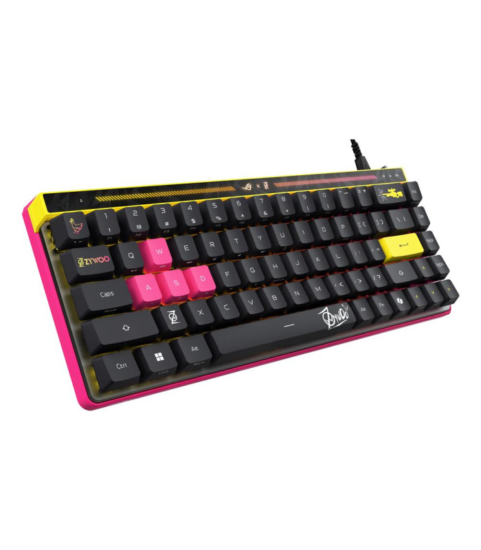 Teclado gaming asus rog falchion ace hfx zywoo edition rgb ingles