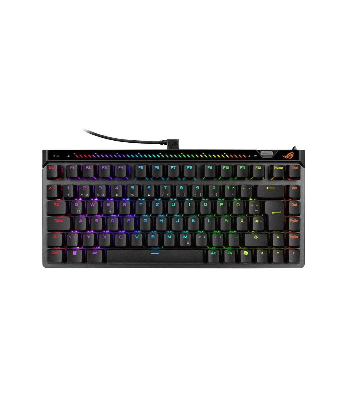 Teclado gaming asus rog falchion ace 75 he rgb negro