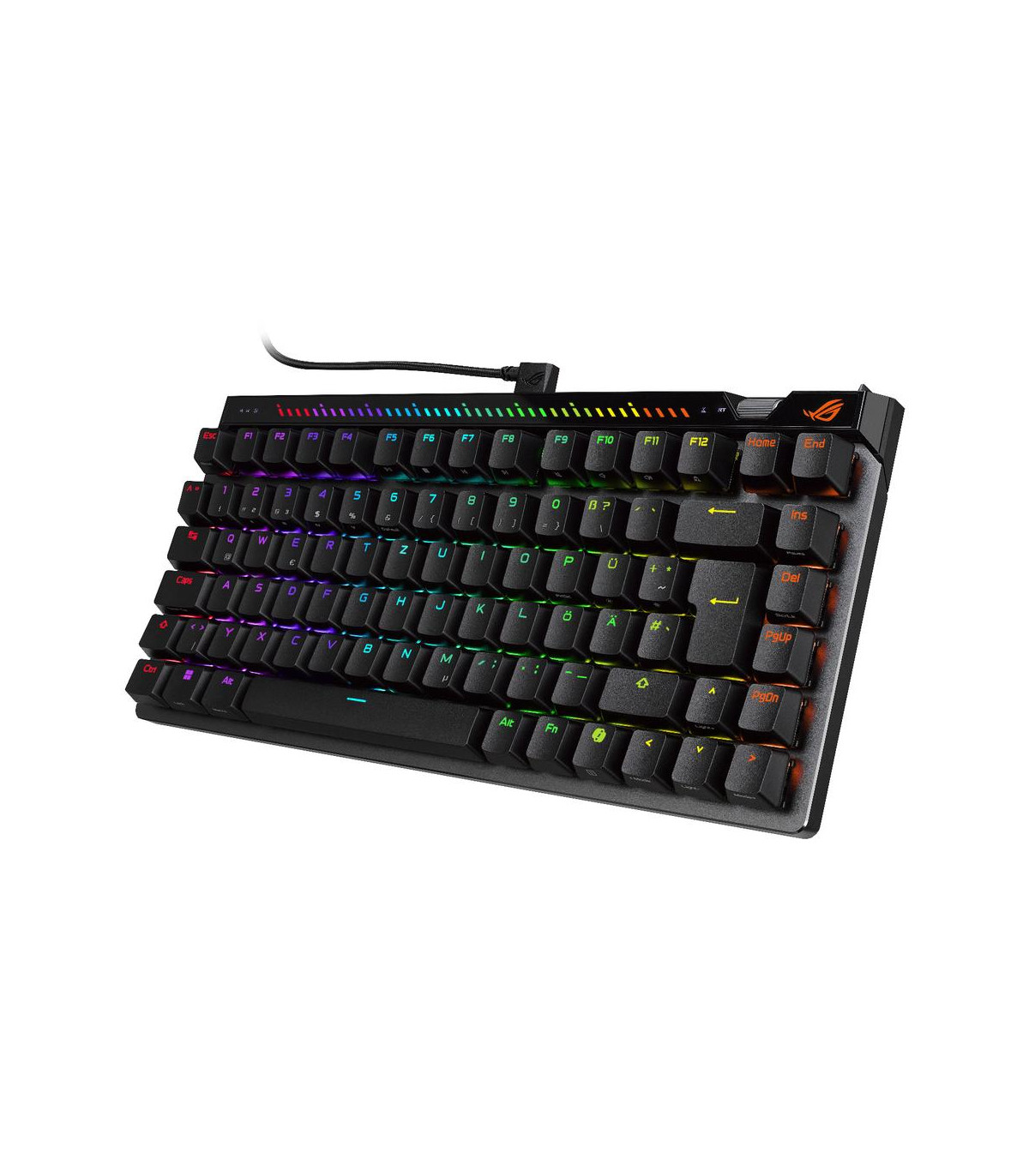 Teclado gaming asus rog falchion ace 75 he rgb negro