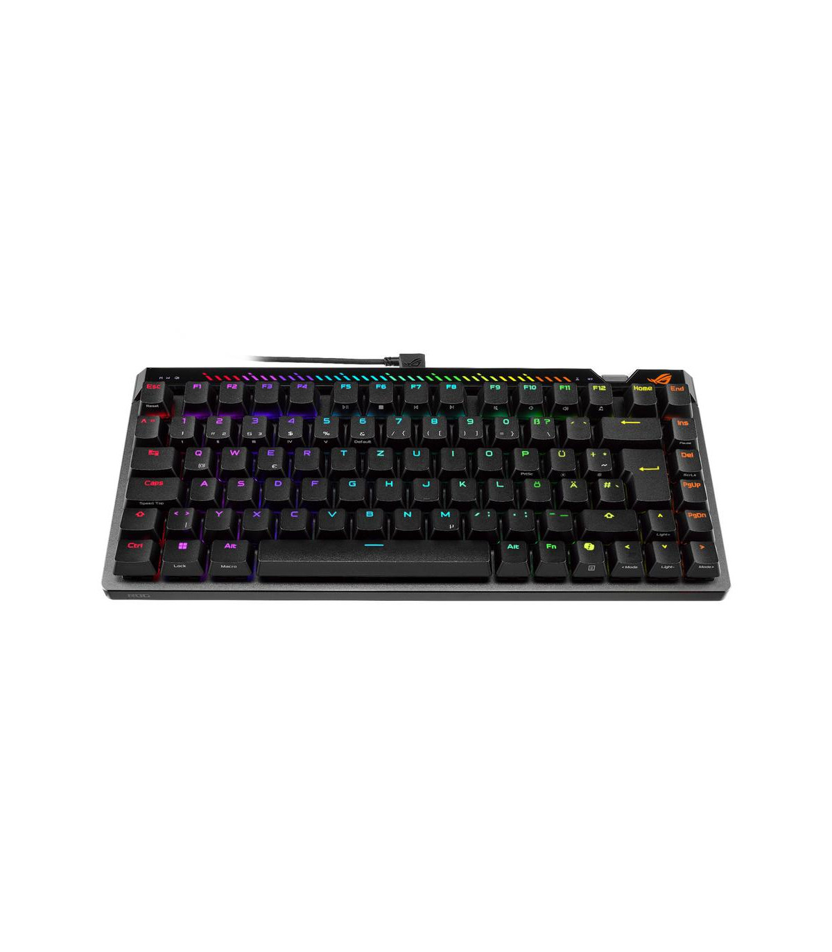 Teclado gaming asus rog falchion ace 75 he rgb negro