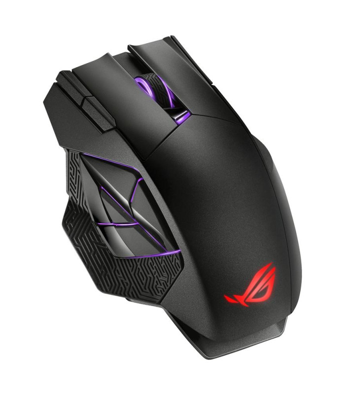 Raton inalambrico gaming asus rog spatha x negro