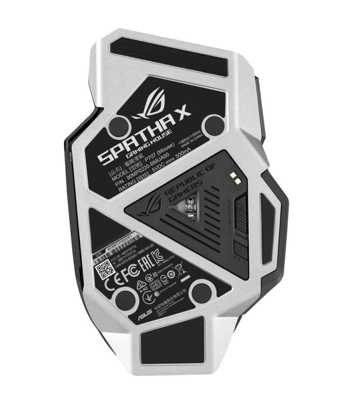 Raton inalambrico gaming asus rog spatha x negro