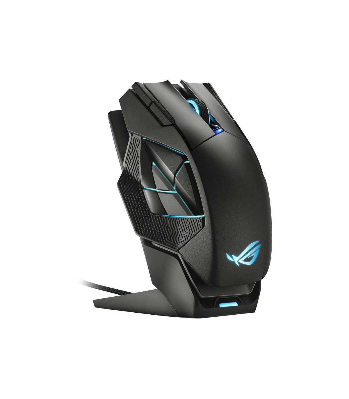 Raton inalambrico gaming asus rog spatha x negro