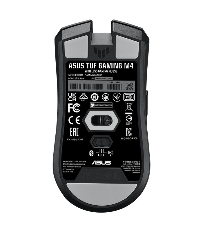 Raton inalambrico asus tuf gaming m4 inalambrico negro