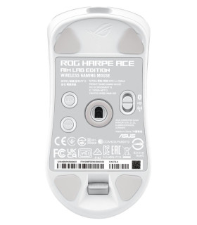 Raton inalambrico gaming asus rog harpe ace aim lab edition blanco