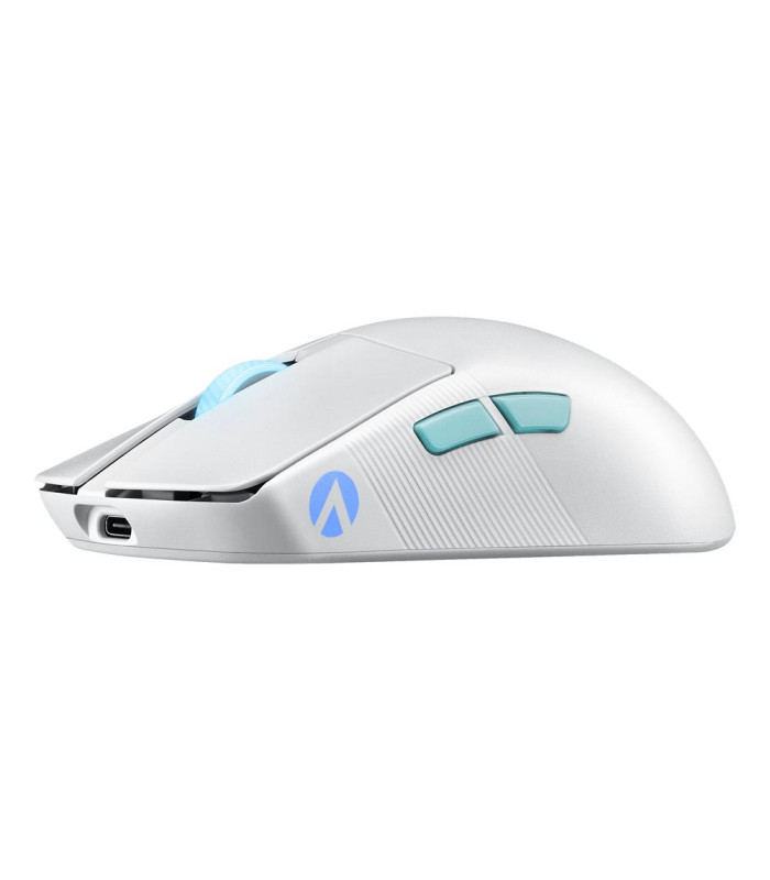 Raton inalambrico gaming asus rog harpe ace aim lab edition blanco