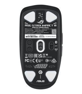 Raton inalambrico gaming asus rog strix impact iii negro