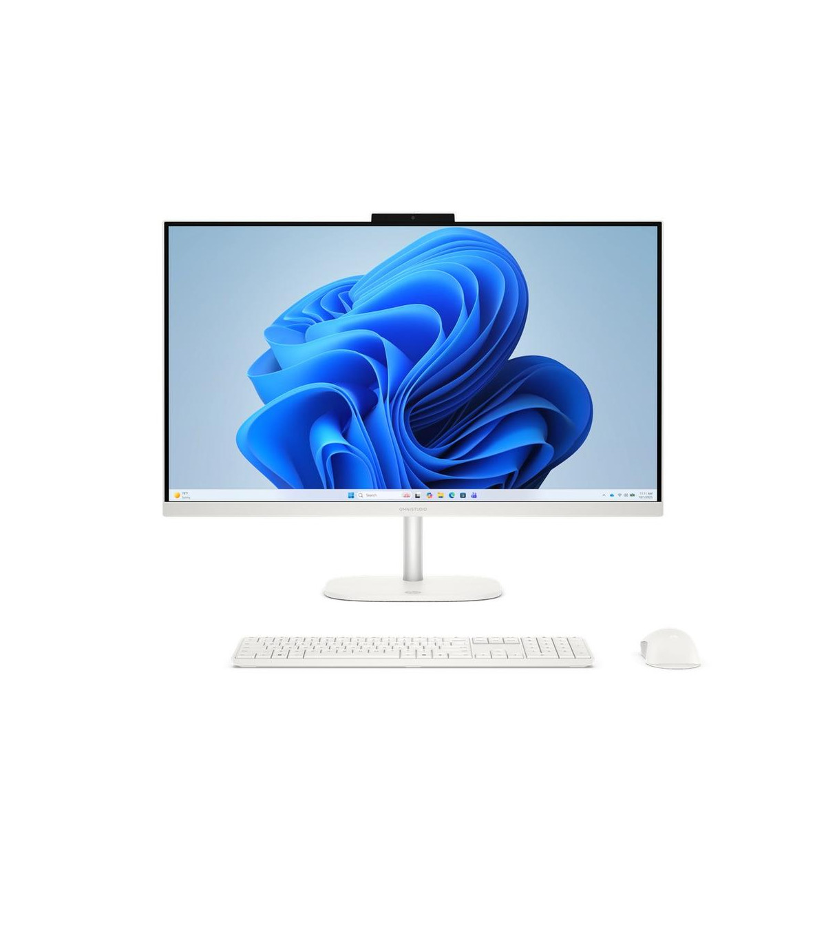 Ordenador all in one hp omnistudio 27 - cu0023ns 27 pulgadas core 5 - 120u -  16gb -  ssd 1tb -  tactil -  w11 -  blanco
