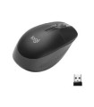 Mouse raton logitech m190 full size optico wireless inalambrico gris marengo