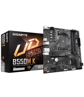 Placa base gigabyte b550m k am4 m - atx -  4x ddr4 -  4x sata3 -  4x usb 3.2 -  4x usb 2.0