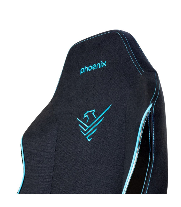 Silla gaming phoenix monarch remaster tela gris oscuro talla r