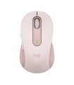 Mouse raton logitech m650 mediano optico wireless inalambrico rosa