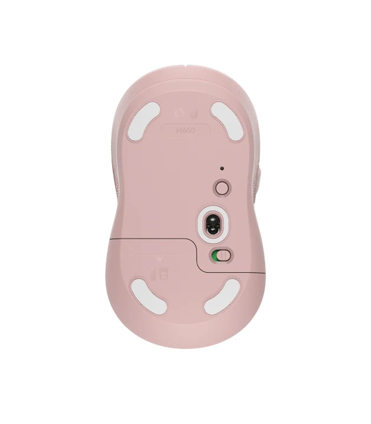 Mouse raton logitech m650 mediano optico wireless inalambrico rosa