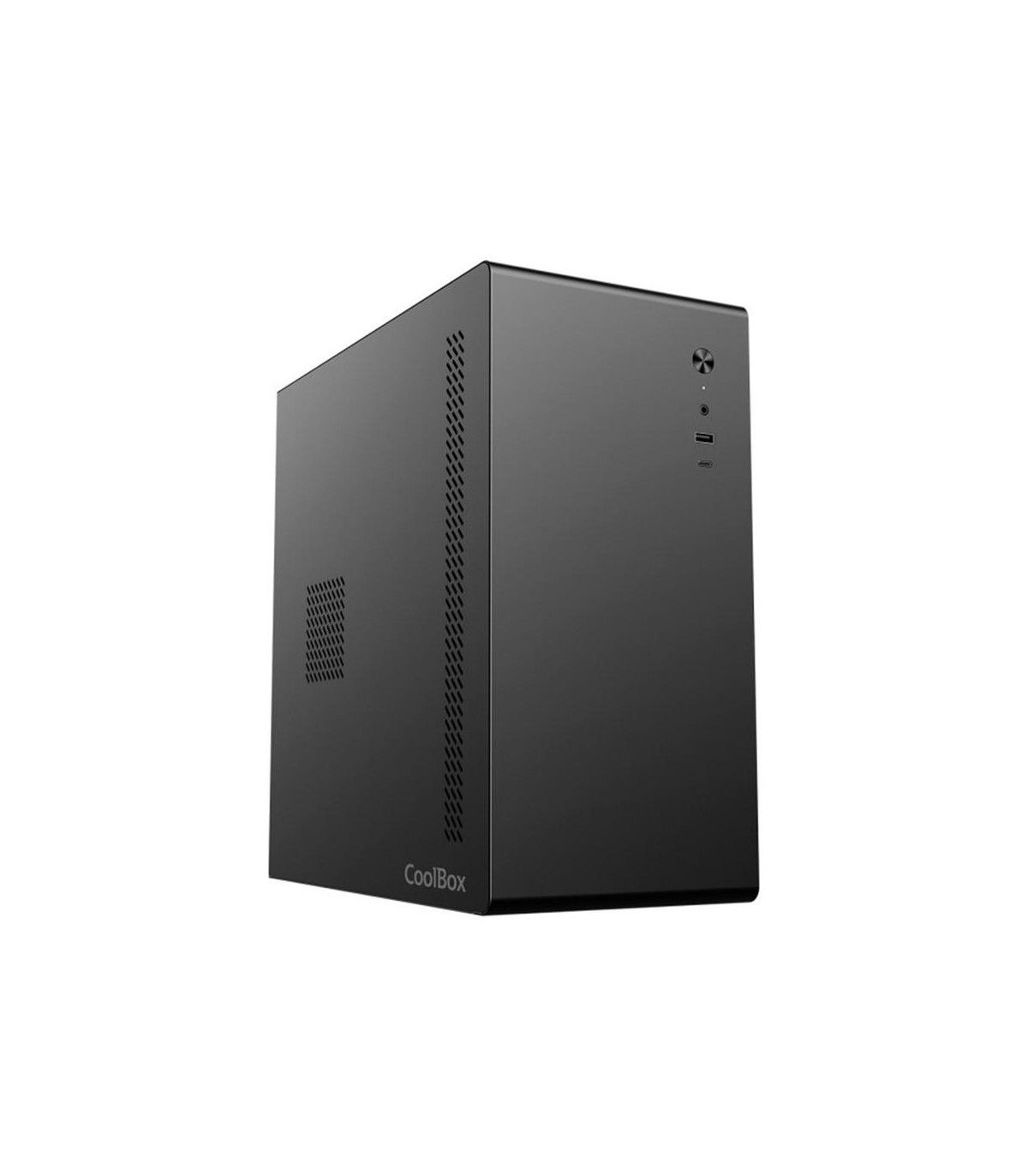 Caja ordenador coolbox m640c matx negra fuente 500w
