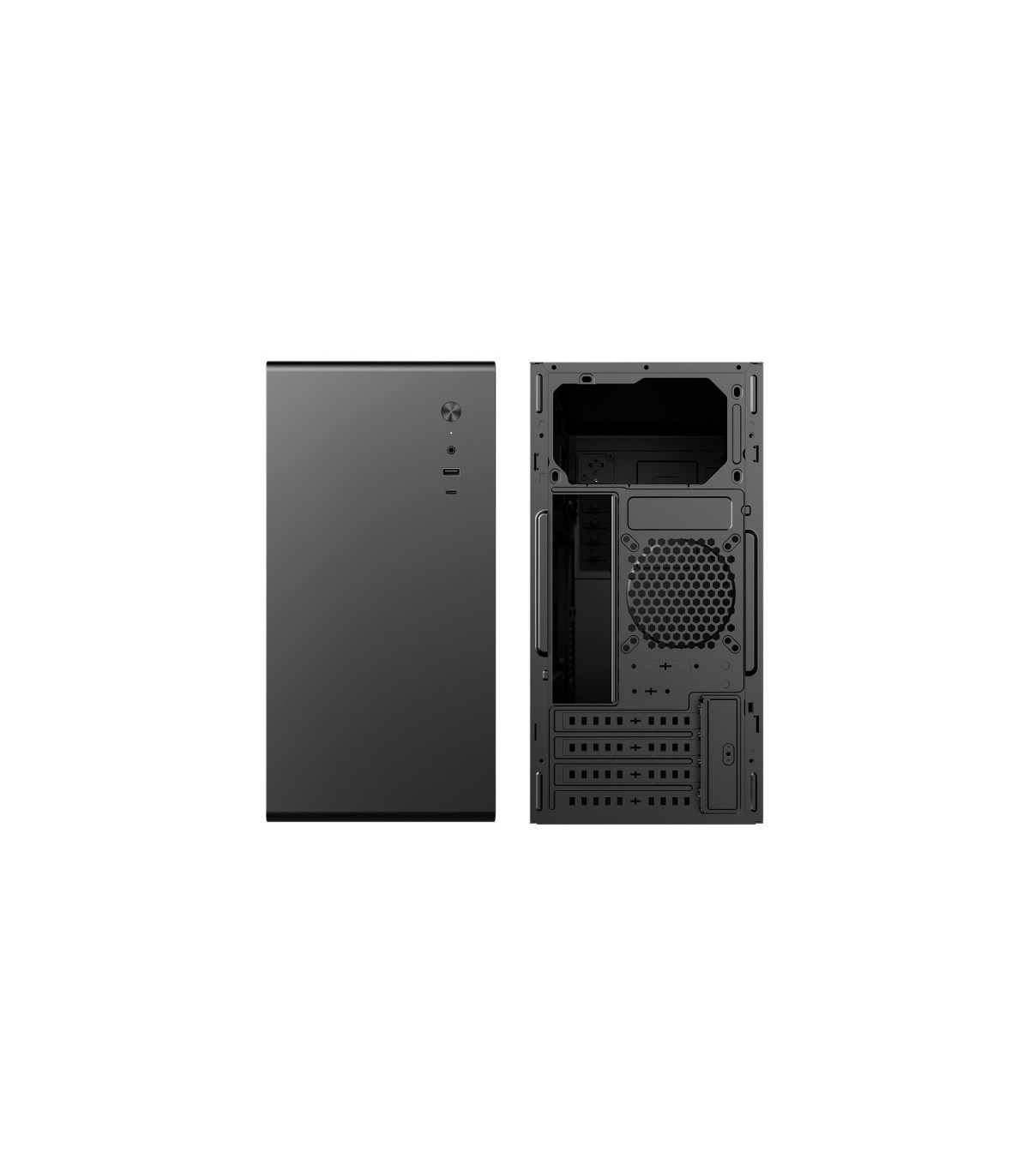 Caja ordenador coolbox m640c matx negra