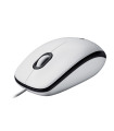 Mouse raton logitech m100 blanco usb