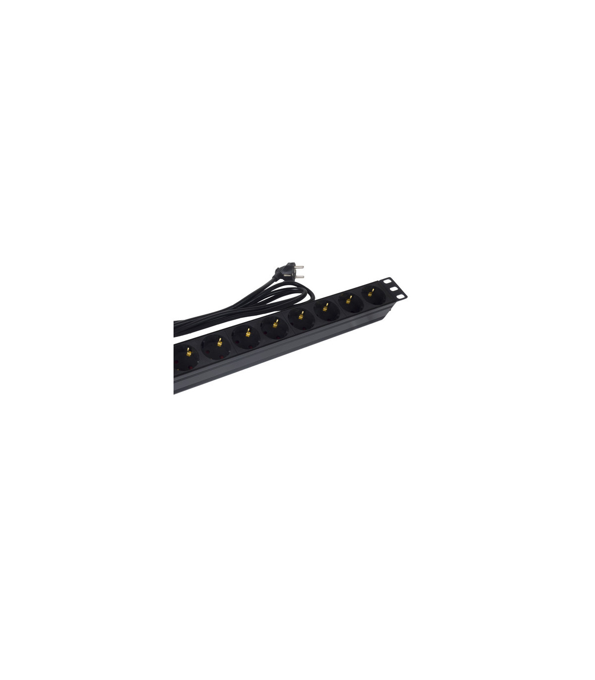 Regleta phasak 8 tomas armario rack 19 pulgadas 1.8m negro bns 3518