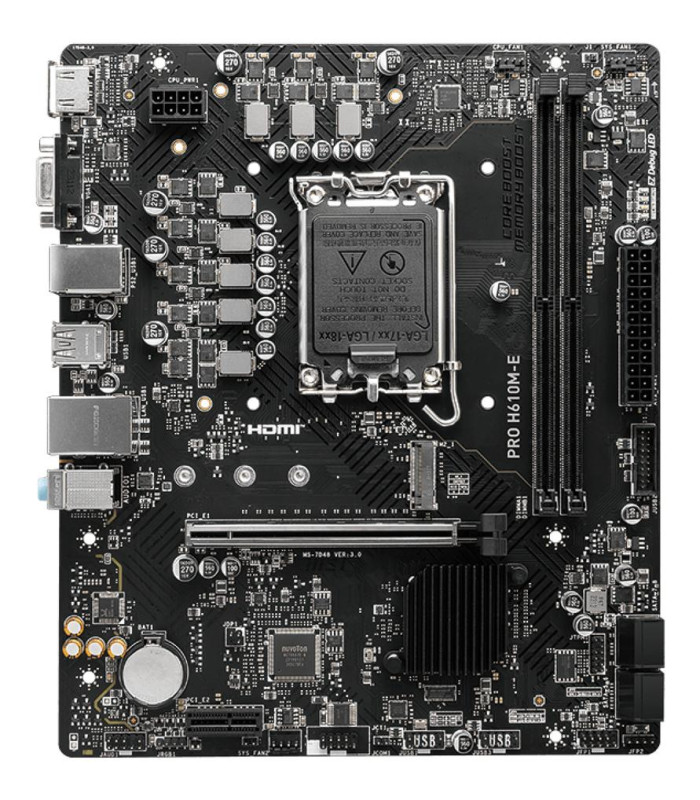 Placa base msi pro h610m - e 1700 ddr5
