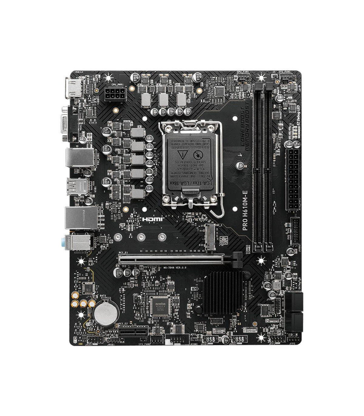 Placa base msi pro h610m - e 1700 ddr5