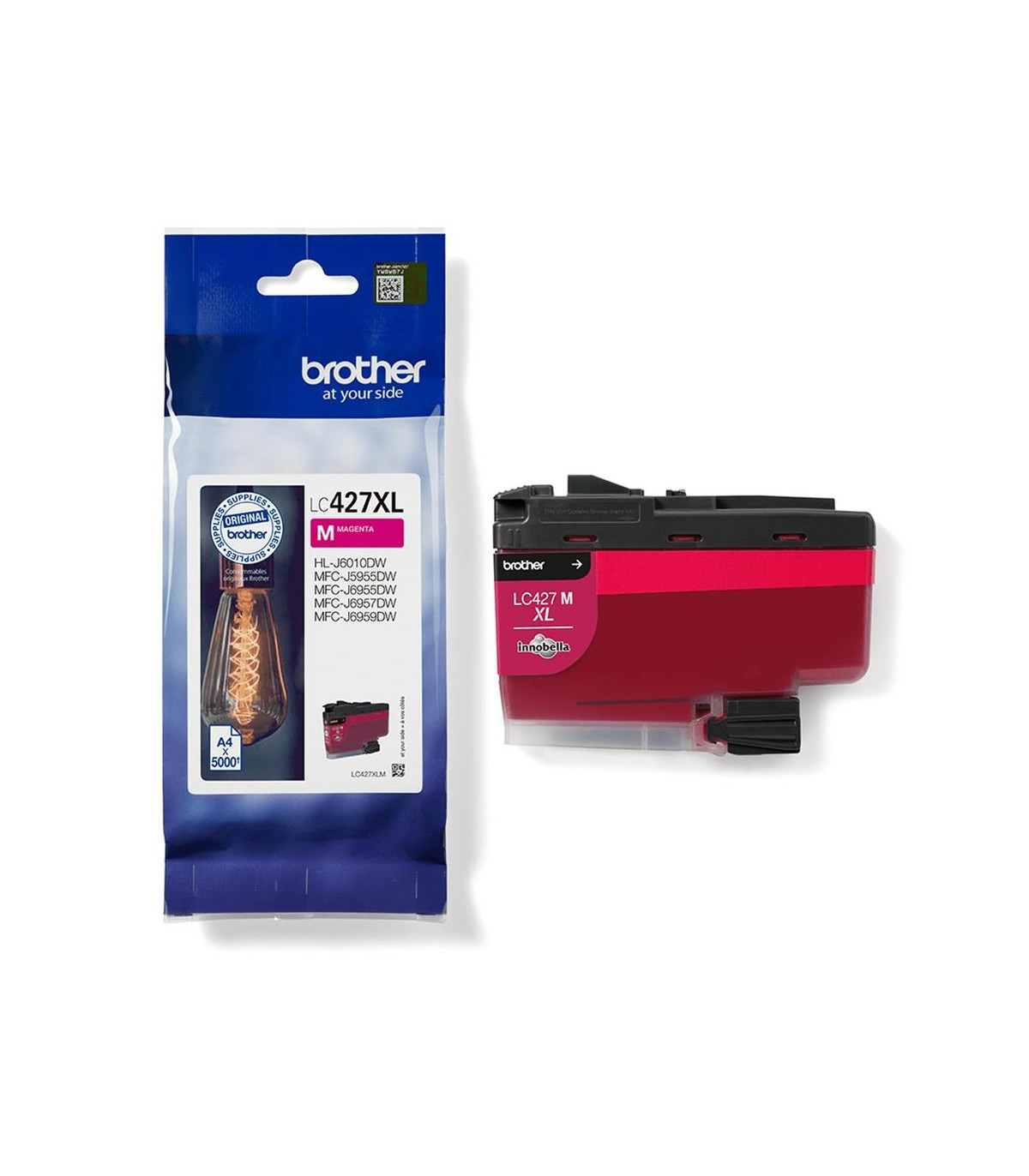 Cartucho tinta brother lc427xlm magenta