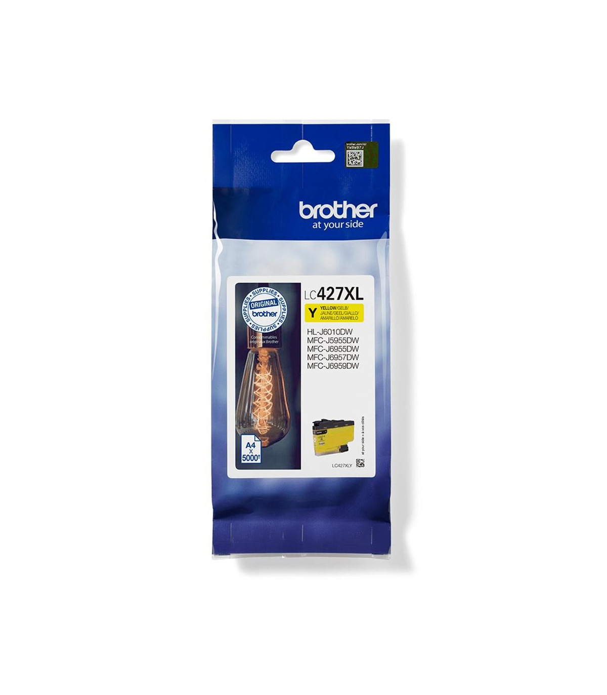 Cartucho tinta brother lc427xly amarillo