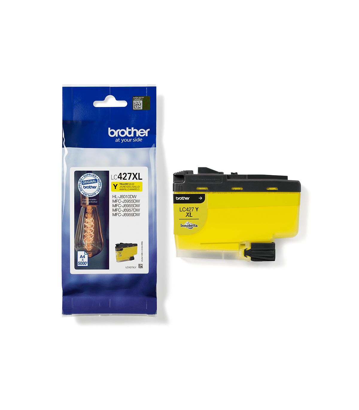 Cartucho tinta brother lc427xly amarillo