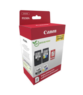 Cartucho tinta canon pg 540 + cl 541 + papel fotografico