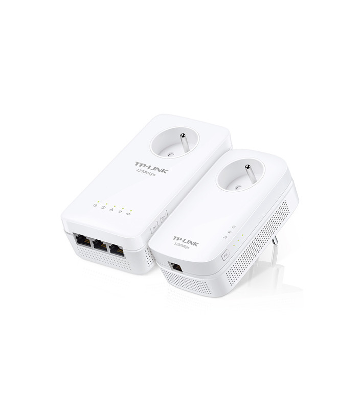 Kit de adaptadores powerline ac tp - link tl - wpa8631p kit dual band