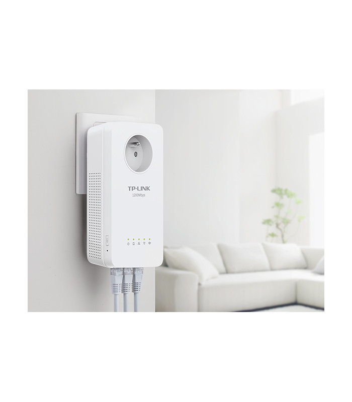 Kit de adaptadores powerline ac tp - link tl - wpa8631p kit dual band