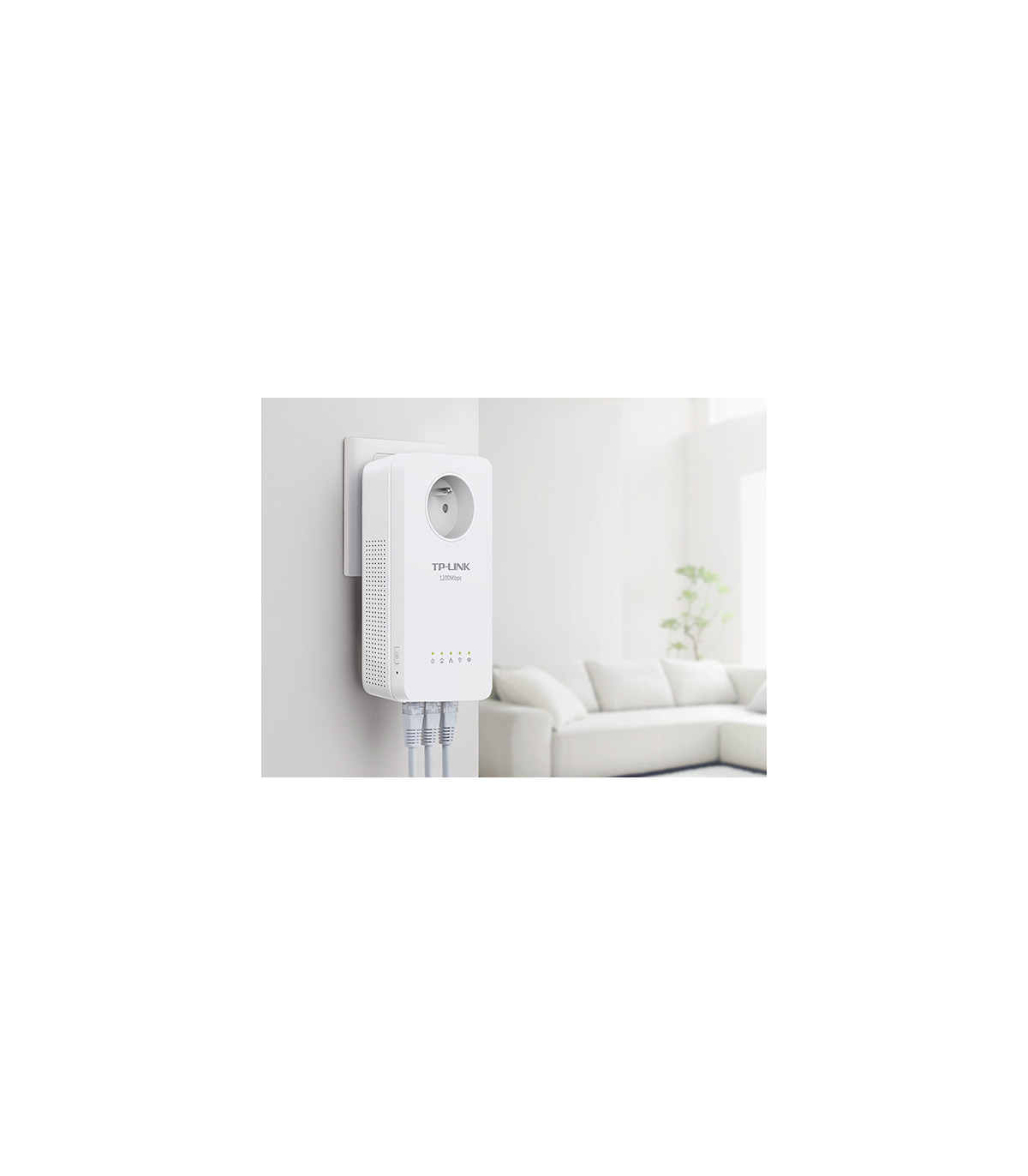 Kit de adaptadores powerline ac tp - link tl - wpa8631p kit dual band