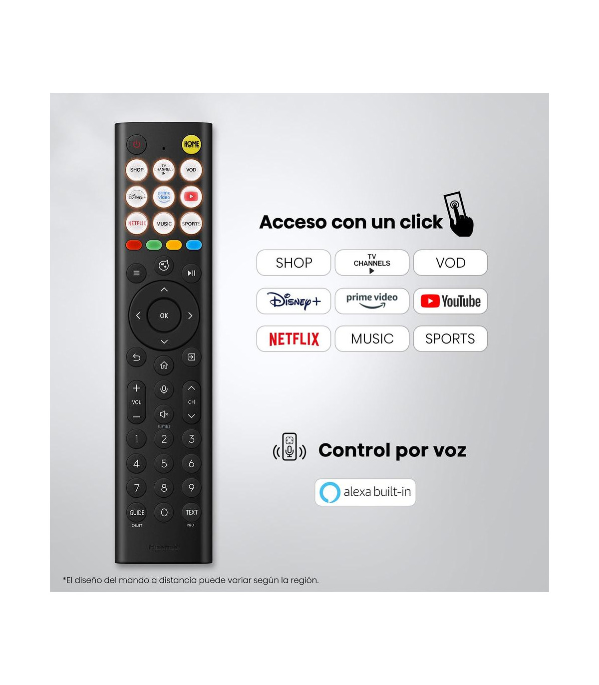 Tv hisense 65 pulgadas mini led 4k uhd - 65e8s - smart tv