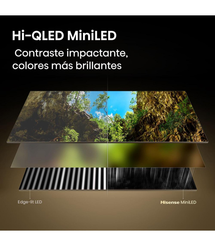 Tv hisense 65 pulgadas mini led 4k uhd - 65e8s - smart tv