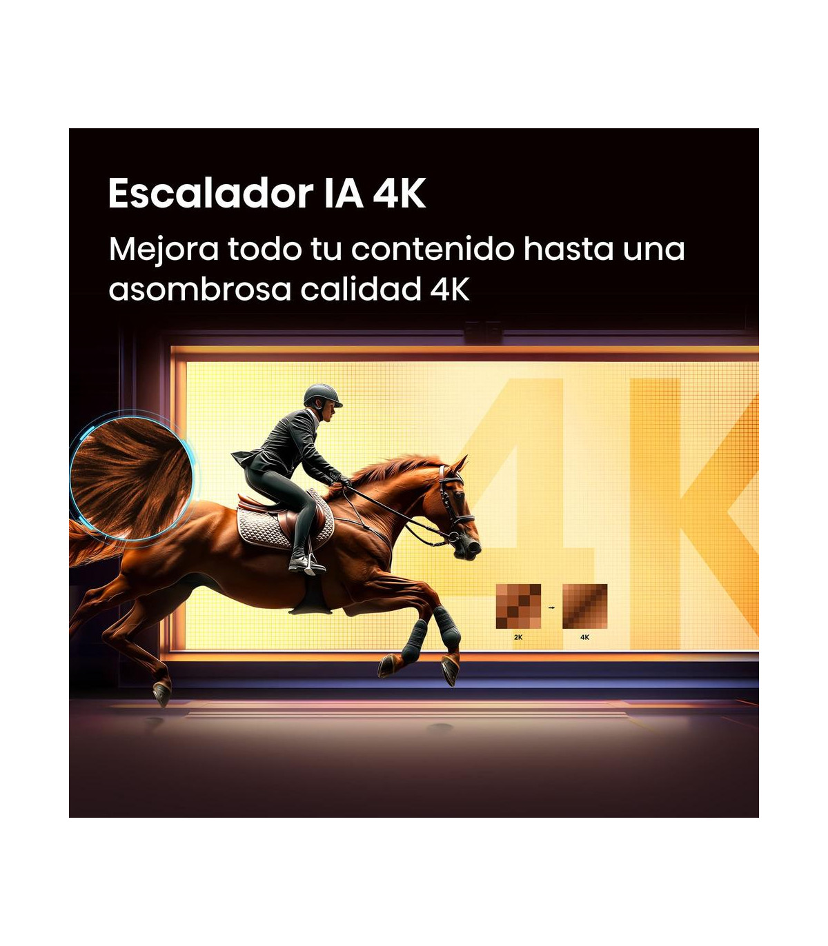 Tv hisense 50 pulgadas qled 4k uhd - 50e7s - smart tv