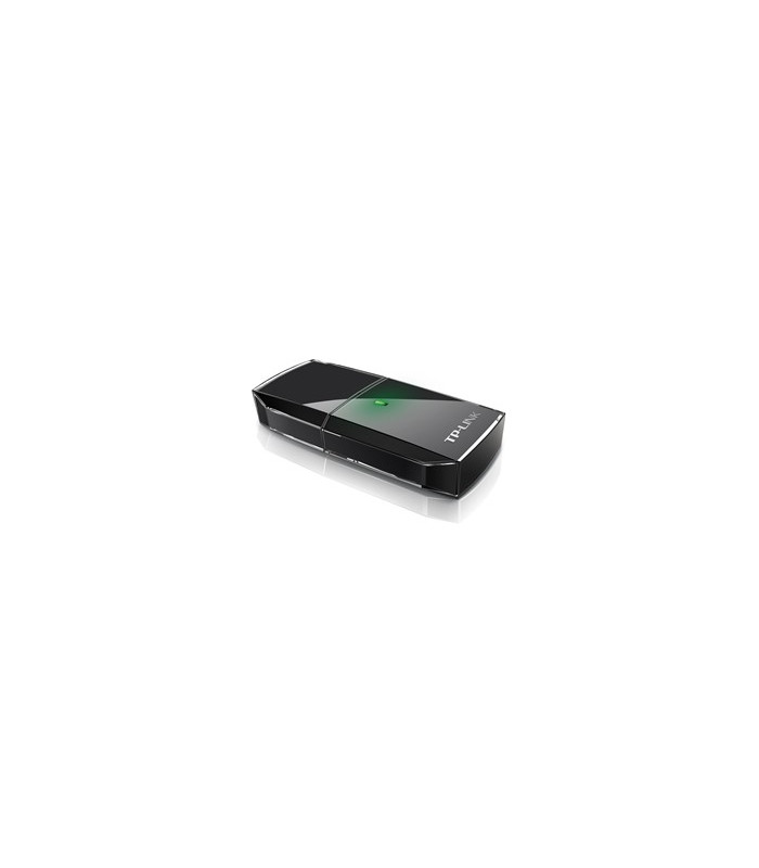 Adaptador usb 2.0 dual band wifi ac600 2.4 ghz y 5ghz tp - link negro