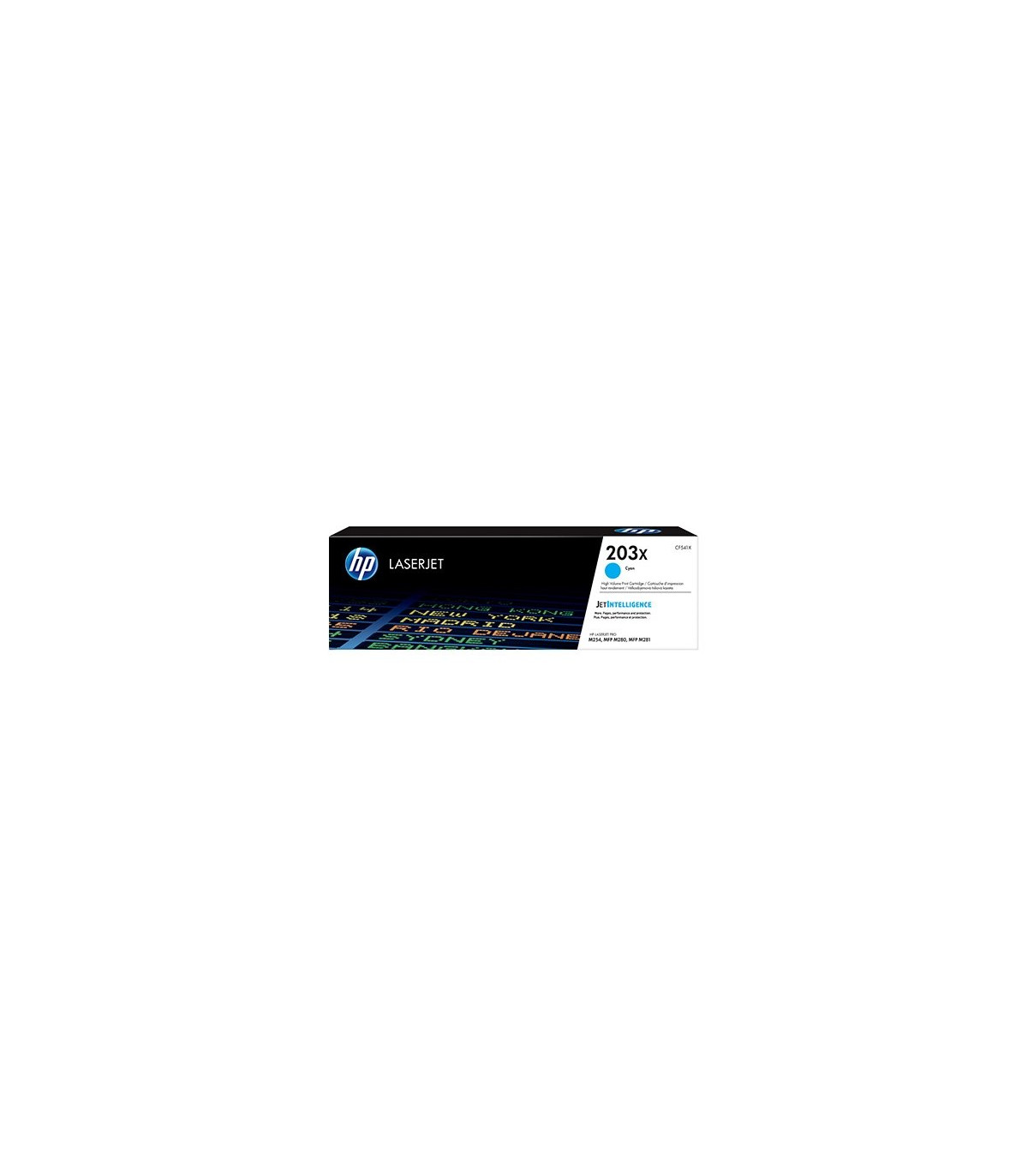 Toner hp original laserjet 203x cyan