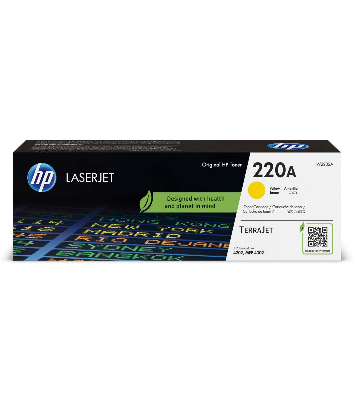 Toner hp 220a w2202a amarillo