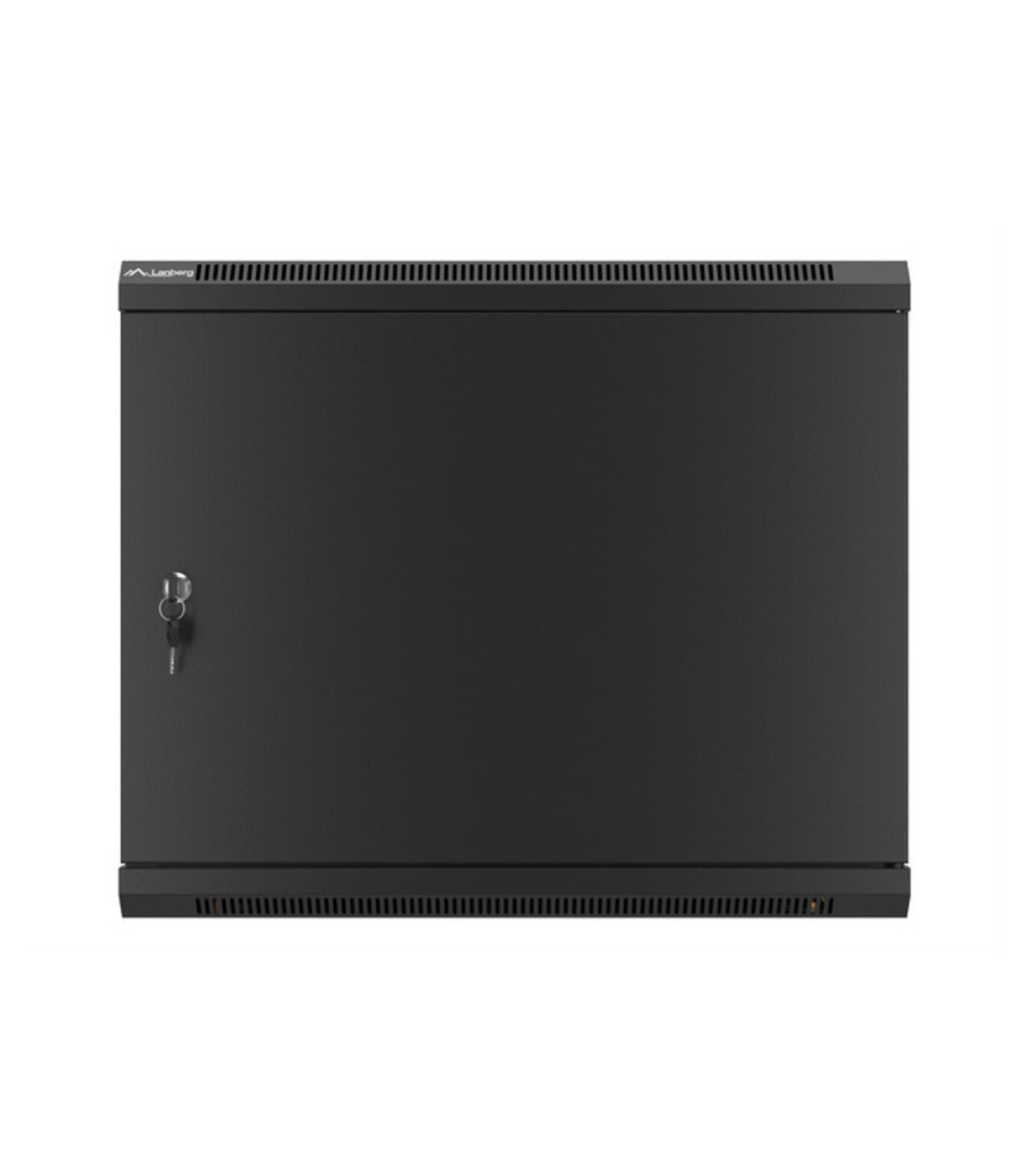 Armario lanberg mural rack 19 pulgadas 9u -  600x450 negro