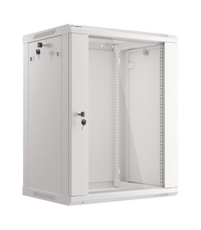 Armario lanberg 19 pulgadas 15u -  600x450 gris