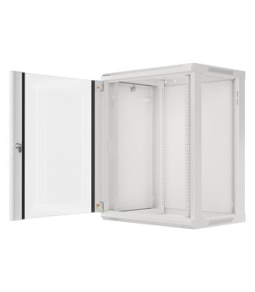Armario lanberg 19 pulgadas 15u - 600x450 gris