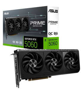 Tarjeta grafica asus prime rtx 5060 8gb gddr7 -  3x dp -  1x hdmi pci express 5.0