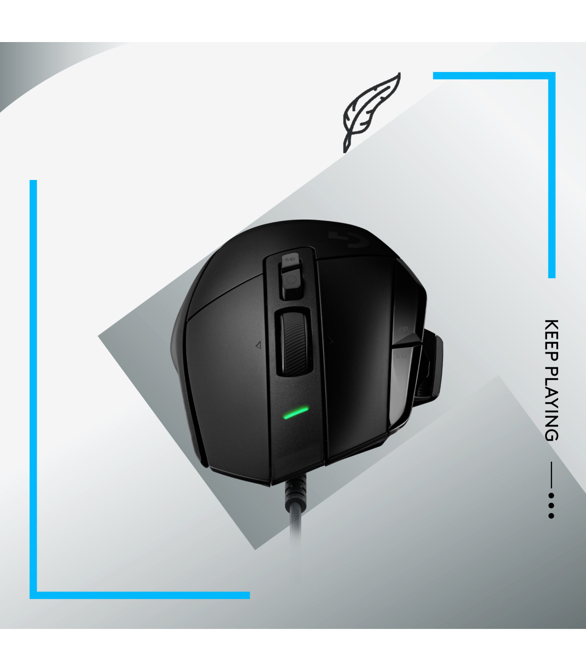 Mouse raton logitech g g502 x gaming optico usb 25600ppp negro