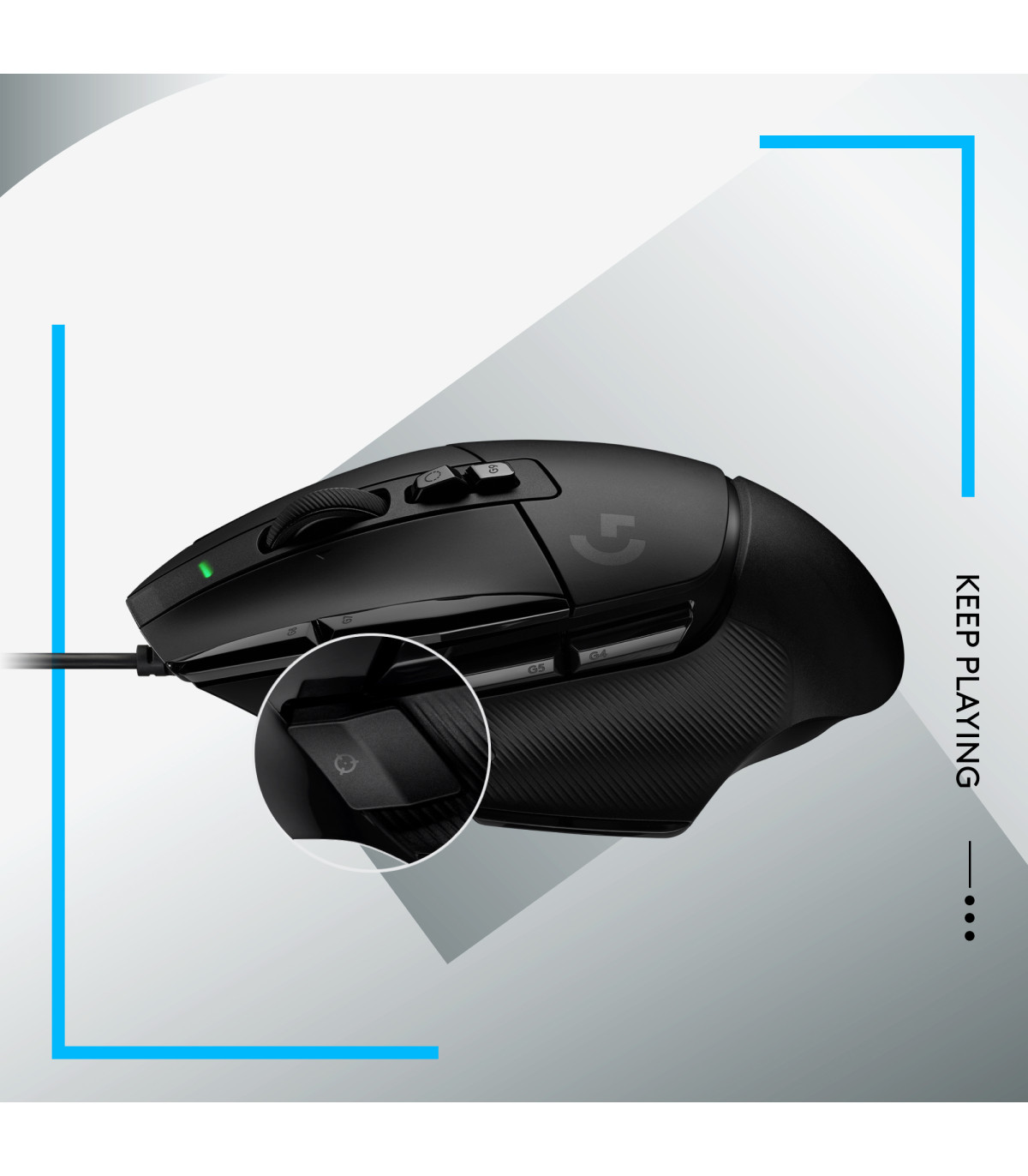 Mouse raton logitech g g502 x gaming optico usb 25600ppp negro