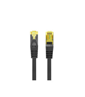 Cable red lanberg latiguillo cat.6a s - ftp lszh cu 1m negro fluke passed