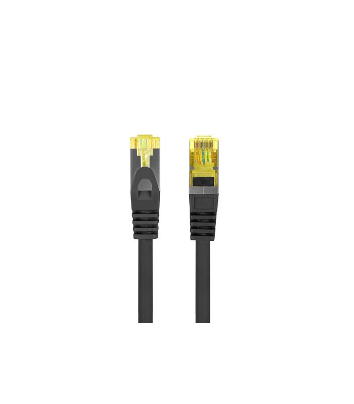 Cable red lanberg latiguillo cat.6a s - ftp lszh cu 1m negro fluke passed