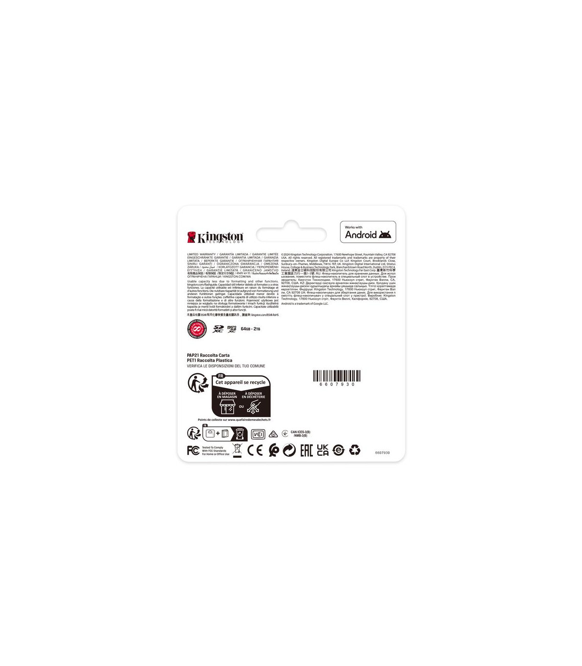 Tarjeta memoria micro secure digital sdxc 256gb kingston canvas select plus clase 10 uhs - 1 + adaptador sd